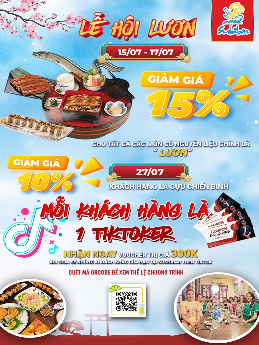 CHƯƠNG TRÌNH KHUYỄN MẠI THÁNG 7